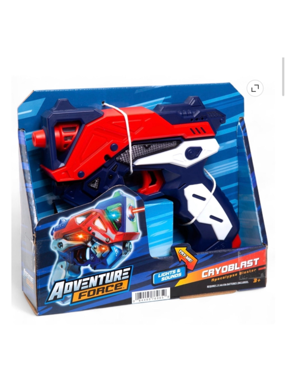 NEW Adventure Force Cryoblast Apocalypse Blaster Toy One Size Blue Red